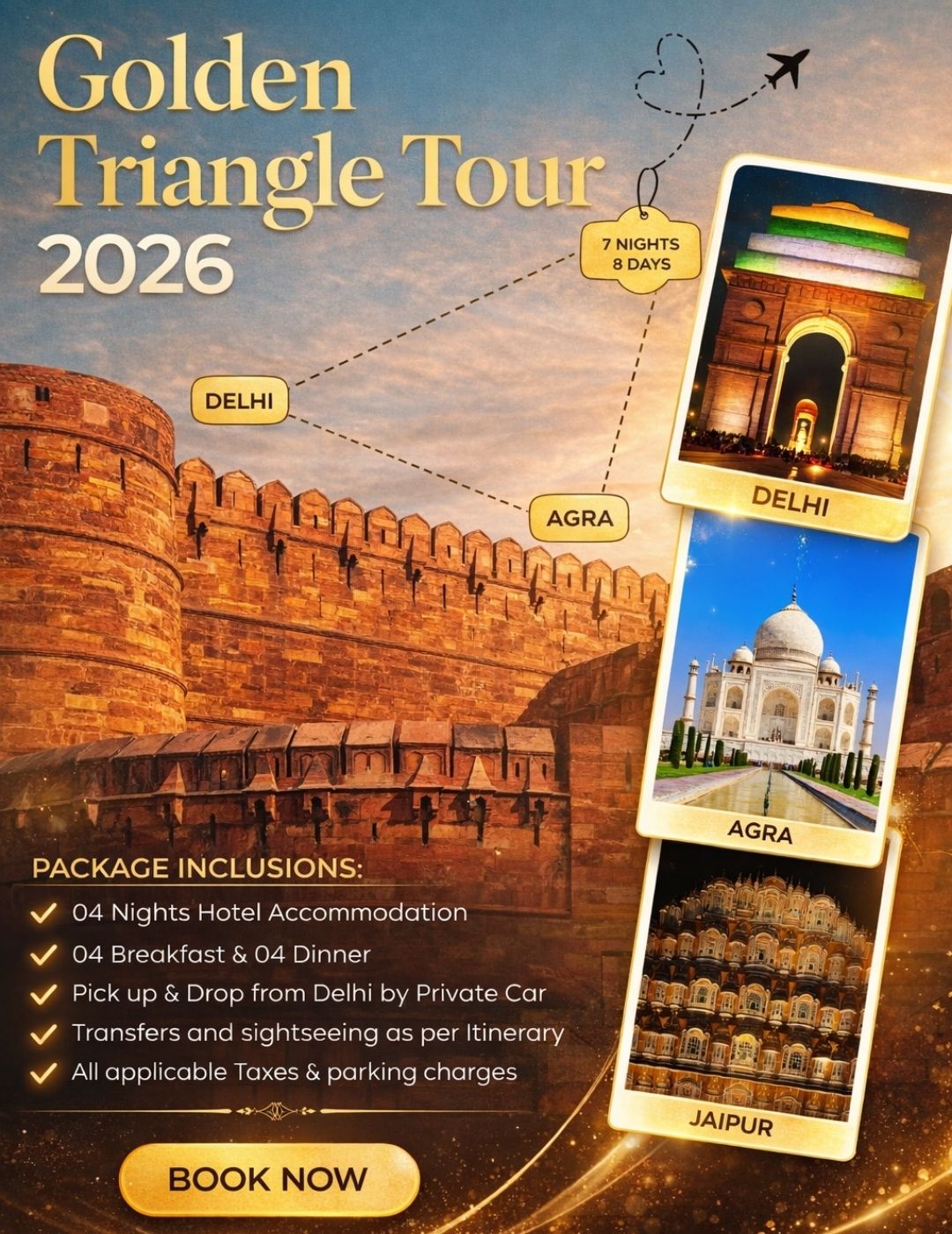 Golden Triangle Tour 2026