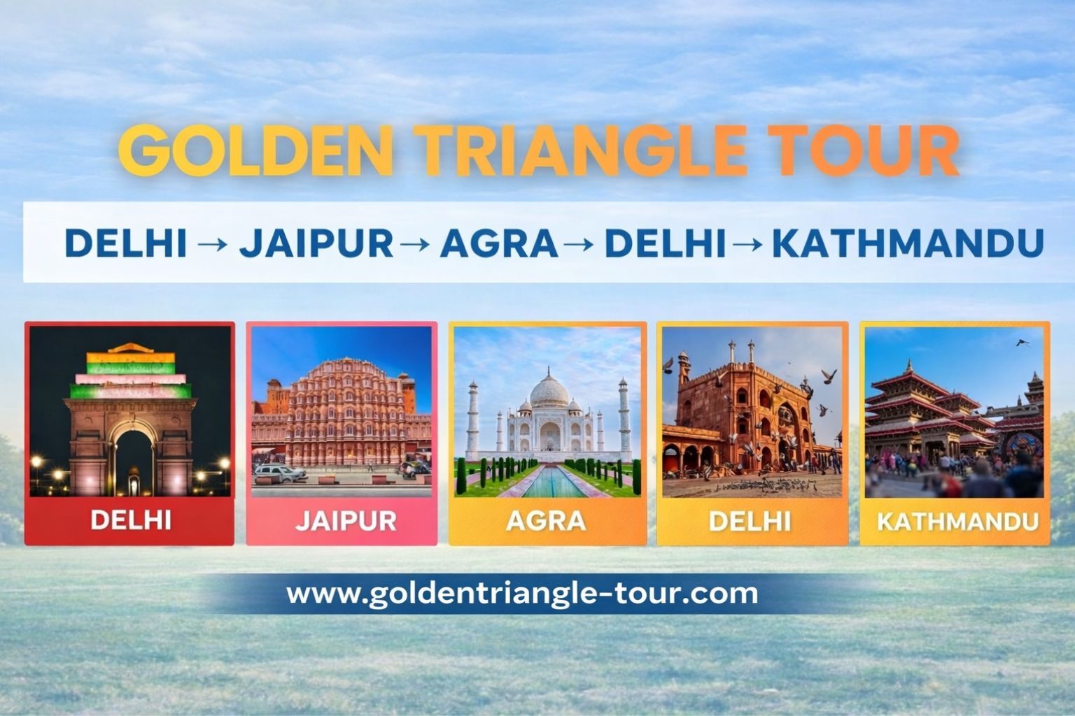 Golden Triangle Tour With Kathmandu